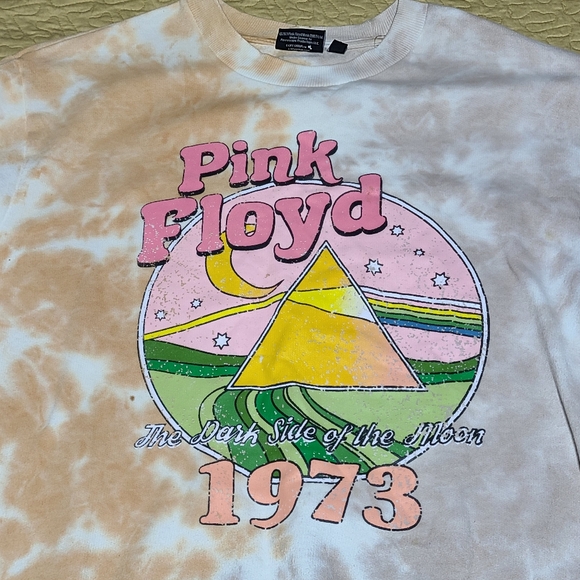 Official Pink Floyd "Dark side of the Moon" Tiedye sweatshirt size M - Picture 1 of 7